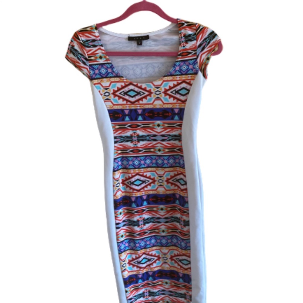 African Print Mini Dress